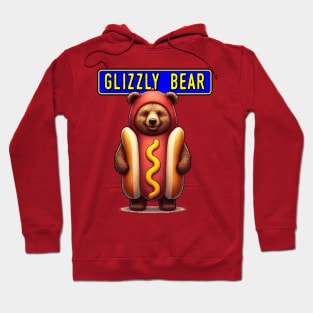 Glizzly grizzly Bear glizzy hot dog meme Hoodie